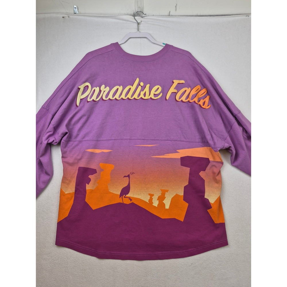 Disney Pixar Up Paradise Falls Spirit Jersey Purple Sunset Gradient Womens XXL - Picture 6 of 14